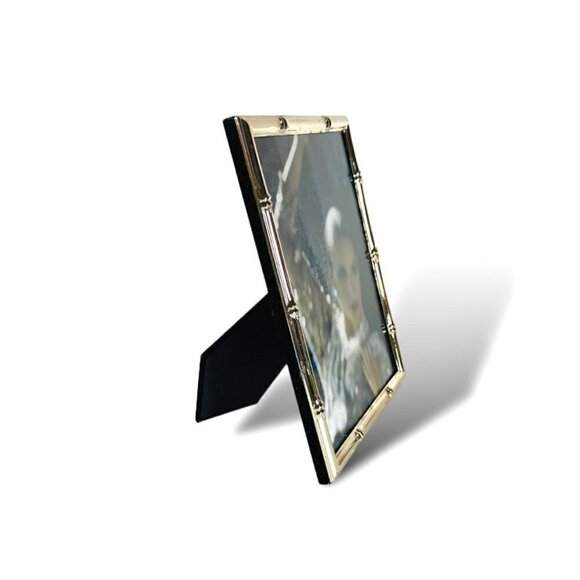 TWO BEAUTIFUL SILVER PHOTO PICTURE FRAMES BUNDLE Like New! - Picture 6 of 12